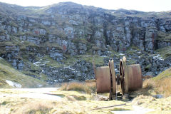 
Coity Quarry winding drum, Blaenavon, March 2010